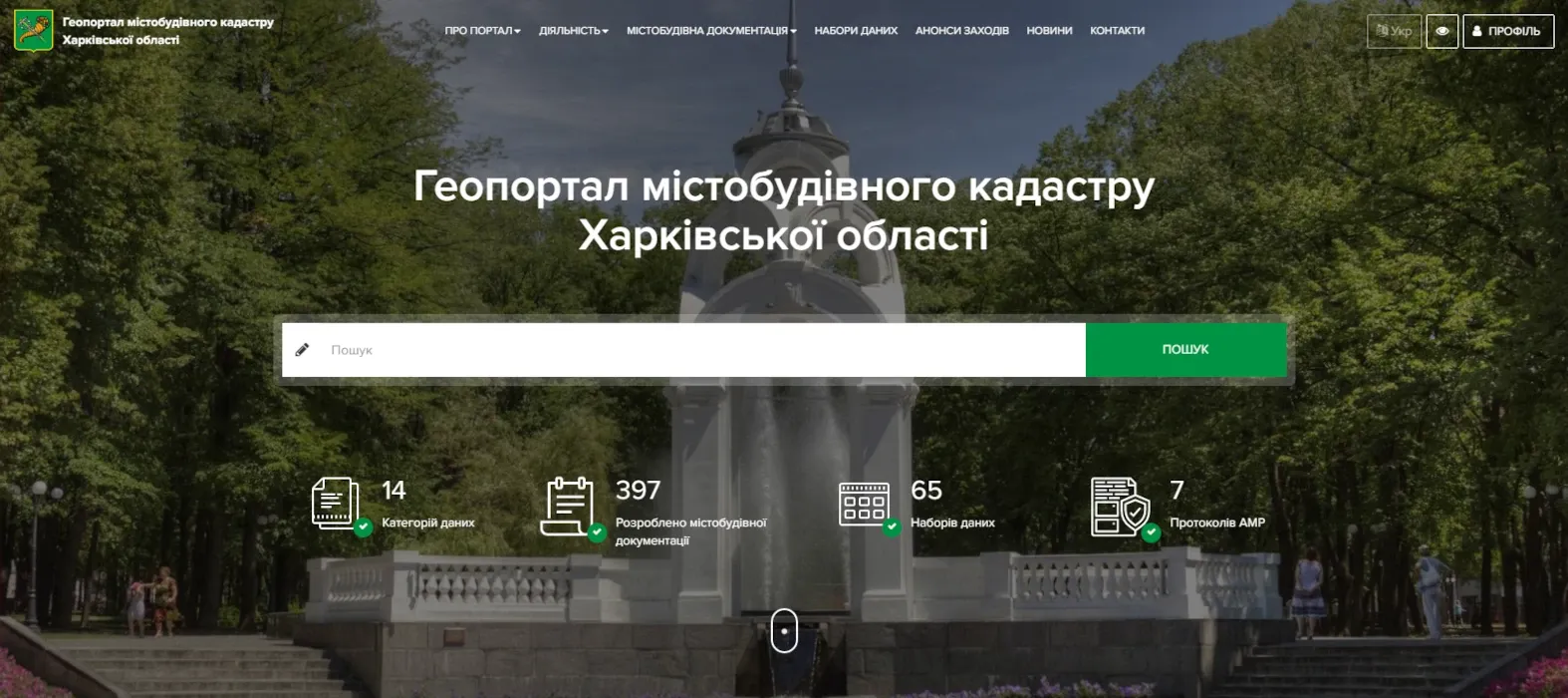 ГІС містобудівного кадастру Харківської обласної державної адміністрації