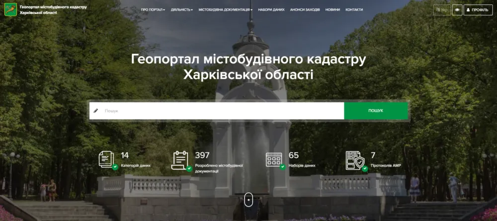 ГІС містобудівного кадастру Харківської обласної державної адміністрації